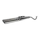 Auspuff mit Logo 22mm wie original von Jarmacol Chrom